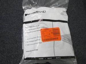 lot 375 image: 9 Pks( with tote) ClosetMaid 10 in....