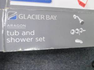 lot 383 image: Glacier Bay Aragon 3-Handle 1-Spray...