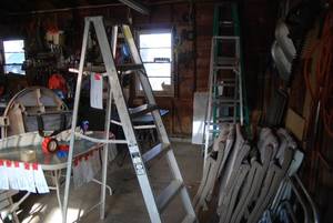 6ft aluminum painters ladder...