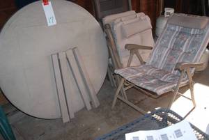 48 circular plastic outdoor patio ...