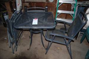 282829 metal outdoor table a...