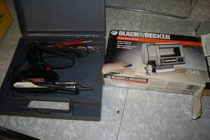 Black & Decker jigsaw and solder gu...