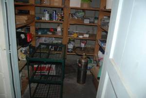 Contents of entire closet, includes...