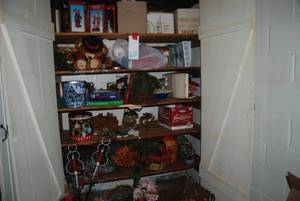 Large Christmas lot with decor, fig...