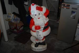 44 tall blow mold Santa...