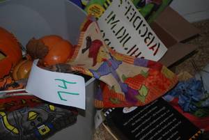 Tote full of Halloween decor (see p...