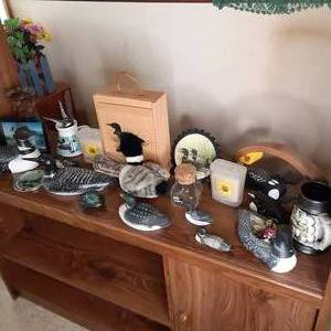 Loon Nik Naks and decor Figurines,...