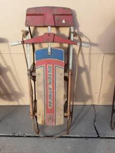 Silver Streak Steel Runner Sled With Steering 42