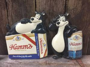lot 58 image: 2 Vintage Hamms Vacuform Signs