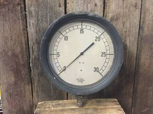 lot 67 image: Vintage Large Jas. P. March Gauge