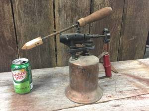 lot 70 image: Vintage Turner Brass Torch With Iron