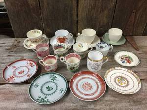 lot 127 image: Vintage Spode Copeland England Demitasse Cups & Saucers