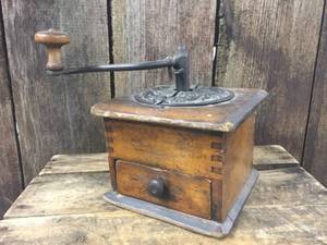 lot 14 image: Antique Coffee Grinder