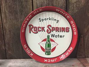 lot 50 image: Vintage Rock Spring Drink Tray