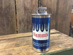 lot 55 image: Vintage Hamms Beer Can Lighter
