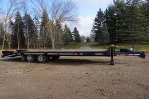 1995 Felling 30 5 Tandem Axle Equipment Trailer