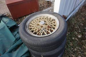 4 - Pontiac Honey Comb Style Rims and Tires