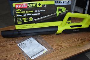 Ryobi 18v cordless blower