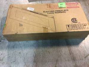 Electric Fireplace Customer Returns See Pictures