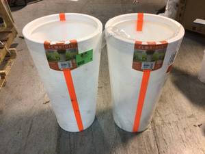 Floridis Plastic Vase Customer Returns See Pictures