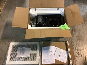 Panasonic WhisperWarm DC 50-80-110 CFM Ceiling Exhaust Fan with LED LightNight Light and Heater Customer Returns See Pictures