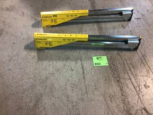 Lot of 2 Stanley Adjustable Sawhorse Customer Returns See Pictures