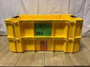 Lot of 2 Plastic storage bins See Pictures