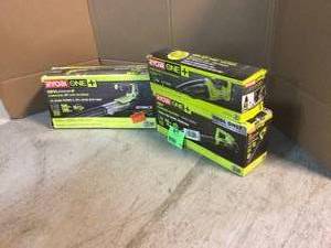 Lot of RYOBI Tools Customer Returns See Pictures
