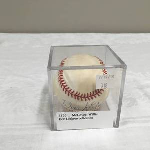 lot 999 image: Signed Willie McCovey Baseball