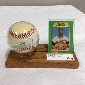 lot 1001 image: Signed Frank Robinson Baseball