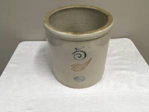 lot 904 image: Vintage Red Wing 5 gal. Crock Pot