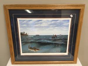 lot 946 image: Opening day on Lake Mille Lacs By Les Kouba & Bud Grant