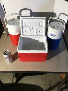 3 misc coolers