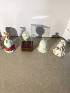 Box of bells Lenox bell Wolin (girl) and egg