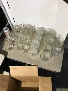 Misc punch bowl glasses 4 patterns 38 glasses