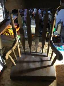 Solid wooden rocker needs base (never used)