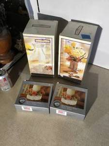 2 center pieces (celestial) and 2 unity holders all new
