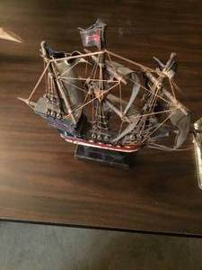 Small wooden ship Nina
