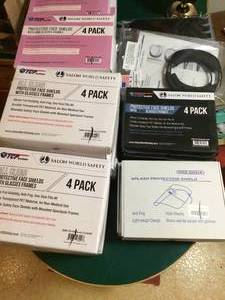 100 face shields New