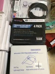 100 face shields New