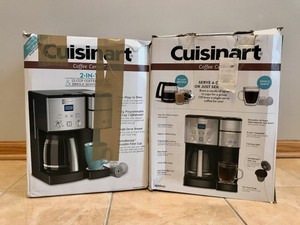 2 Cuisinart Coffee Machines (Customer Returns)