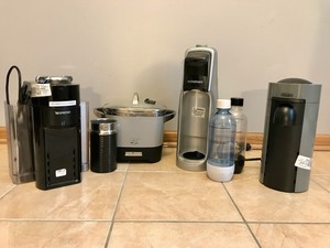 Coffee Makers  Vegetable Steamer  Soda Stream (Customer Returns)