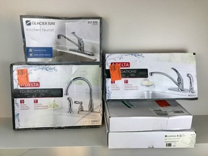 Various Delta  Glacier Bay Faucets (Customer Returns)
