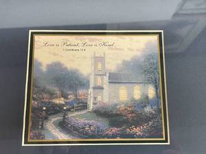 lot 77 image: Thomas Kinkade Love Is Patient Framed Art