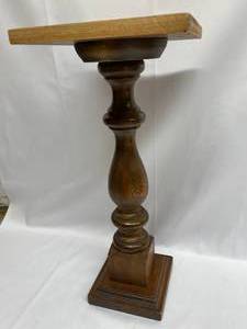 lot 100 image: Hand Made Wooden Plant Stand