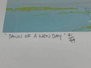 lot 101 image: Jon Van Zyle Dawn of a New Day Print