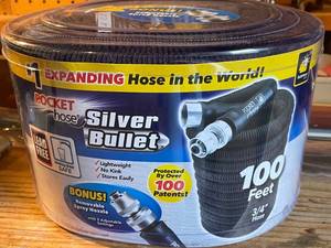 lot 135 image: 100 Foot Expanding Garden Hose