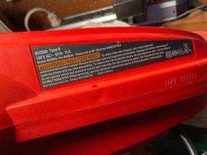 lot 137 image: Black and Decker Electric Leaf Blower