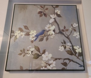 lot 3 image: Framed Floral Print