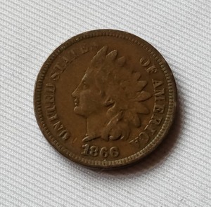 lot 24 image: Five Indian Head One Cent Coins